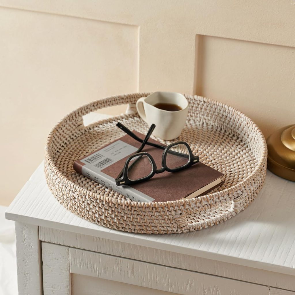 Rattan Trays • Whitewashed (Multiple Sizes)-6